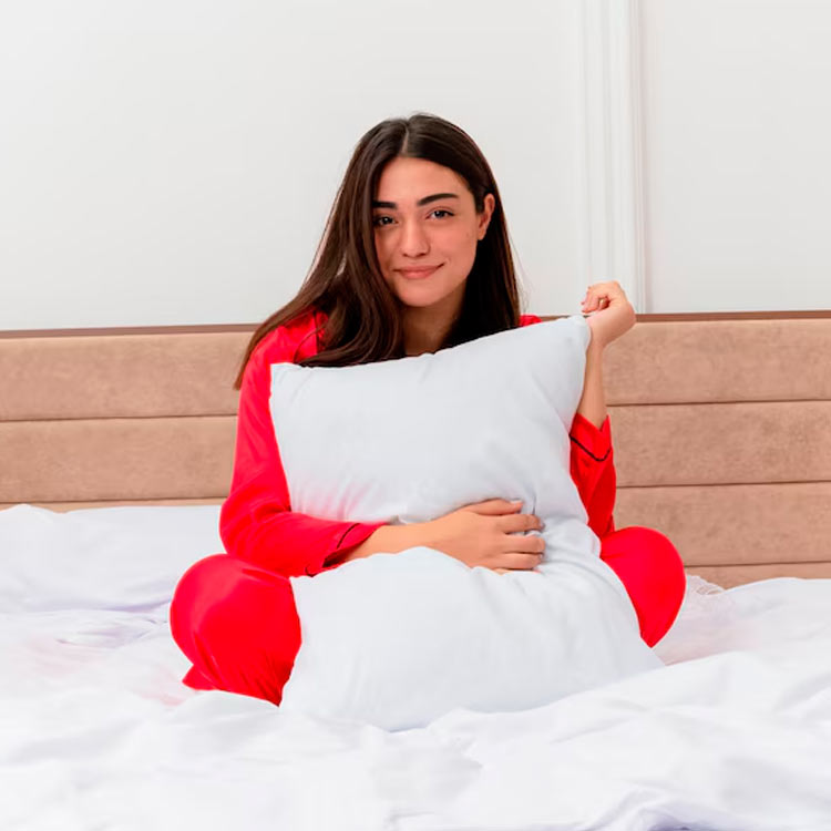 Almohadas para dormir incorporado Plus+Salute